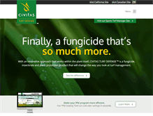 Tablet Screenshot of civitasturf.com
